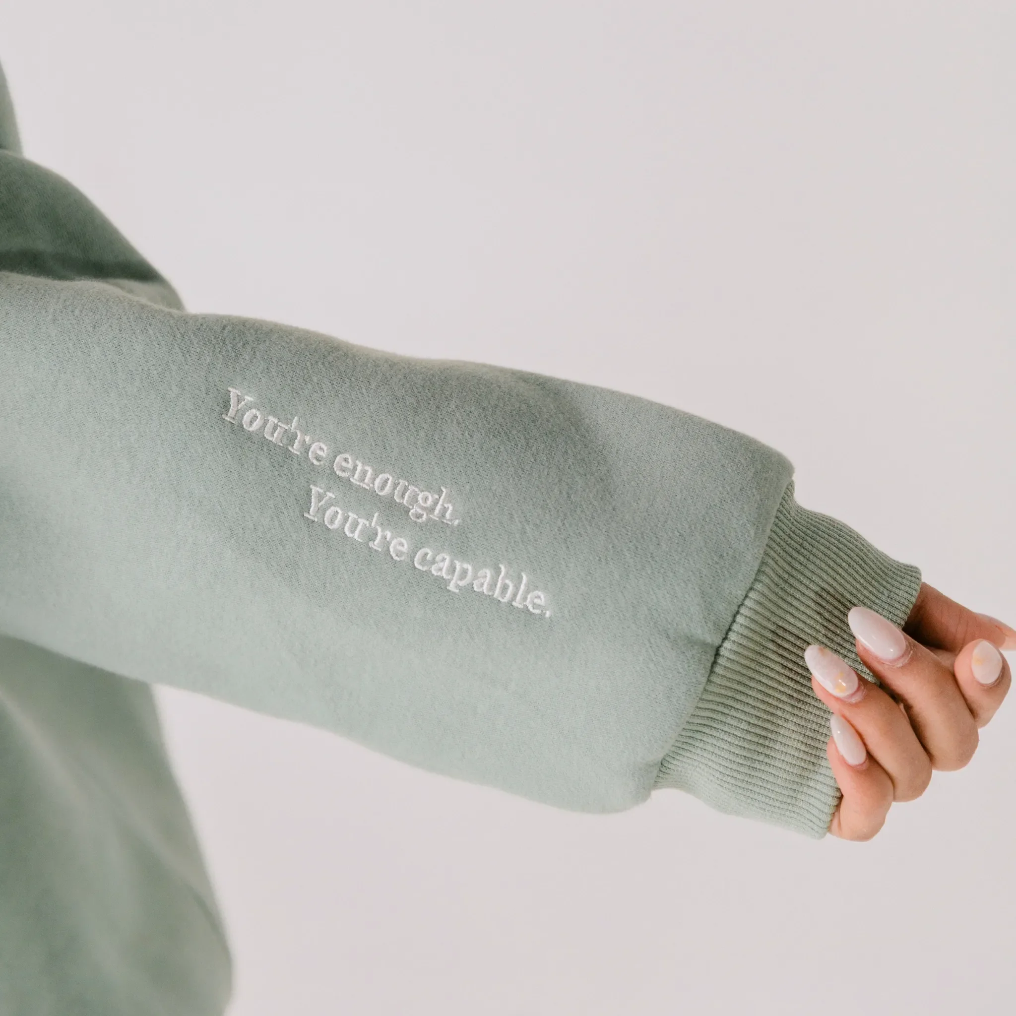 Practice Self Love (You're enough. You're capable) Crewneck - Image 3